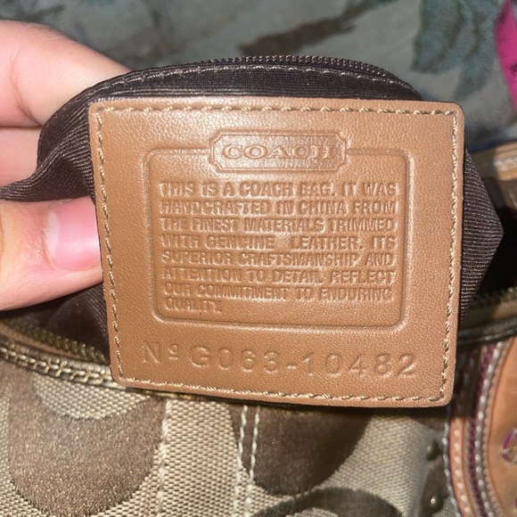 Rare🔥 Vintage coach crescent bag hobo bag half moon bag y2k bag - Picture 2 of 10